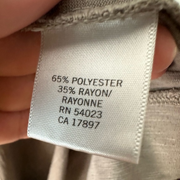 Banana Republic petite XS soft heather grey open front cardigan - Picture 4 of 4